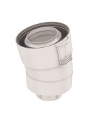 Coude 15°condensation fioul/gaz PPTL/PVC- UBBINK - 229201