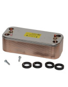 Domestic hot water exchanger 20 plates- CHAFFOTEAUX - 60001344
