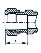 Fitting olive straight f3/8 x tube 8mm- DIFF - 601607  - (X2)