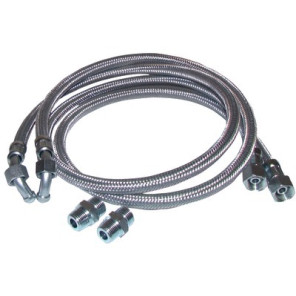 Hose fuel 2 x bent hose 1000mm with 2 fittings- DIFF - 602161