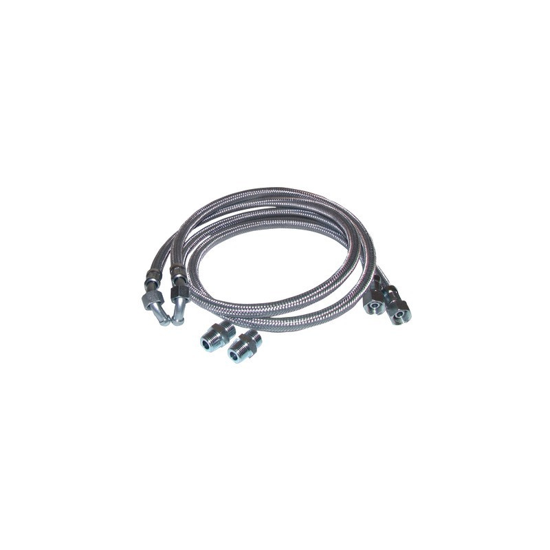 Hose fuel 2 x bent hose 1000mm with 2 fittings- DIFF - 602161