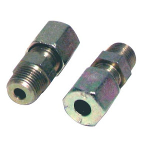 Fitting with ring straight m3/8 x tube 12mm- DIFF - 602391  - (X2)