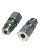 Fitting with ring straight m3/8 x tube 12mm- DIFF - 602391  - (X2)