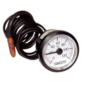Thermomete r round dial 0° +120°c ø58mm cap900- DIFF - 606041