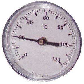 Dial thermometer axial plunger 0 - 120°c Ø63mm- DIFF - 606070