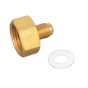Bottle connector M1/4" flare x F18 x 150- DIFF - 609002