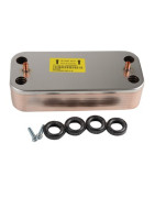 Domestic heat exchanger 16 plates- CHAFFOTEAUX - 65104333