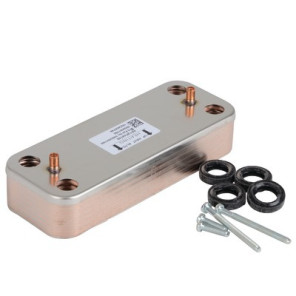 Domestic hot water exchanger 12 plates- CHAFFOTEAUX - 65116314