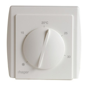 Room thermostat hager 54185 with diaphragm- HAGER - 54185
