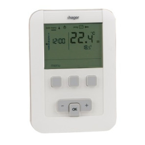 Programmable thermostat hager ek520 batteries lr6- HAGER - EK520