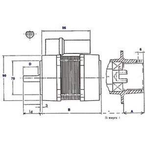 Motor AACO  60.2.110.32M- DIFF - 702107