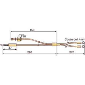 Thermocouple specific ref 27783-27578- DIFF - 704411