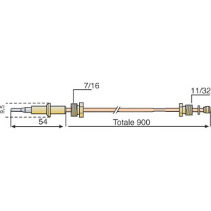 Specific thermocouple- HONEYWELL HOME - Q309A 2747B