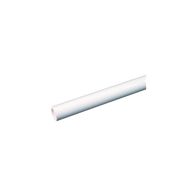 Rigid condensate tubes 2m ø20/18 PVC white- DIFF - 806339  - (X15)