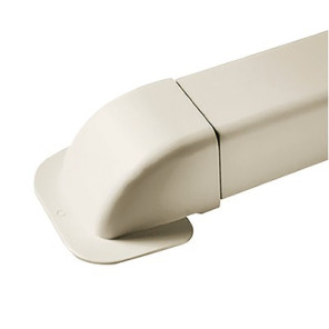 Curved wall passage 110x75 pure white 9010- DIFF - 806372  - (X4)