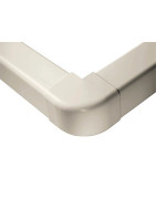 External corner 140x90 cream-coloured 9001- DIFF - 807706  - (X6)