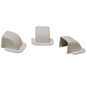 Corner wall elbow for cable duct- DIFF - 807734  - (X6)