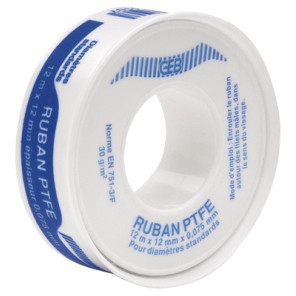 Sealing ptfe roll 12mm- GEB - 815192  - (X10)