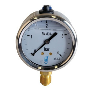Fuel water air glycerin 0-4 bar ø63mm- DIFF - 901401