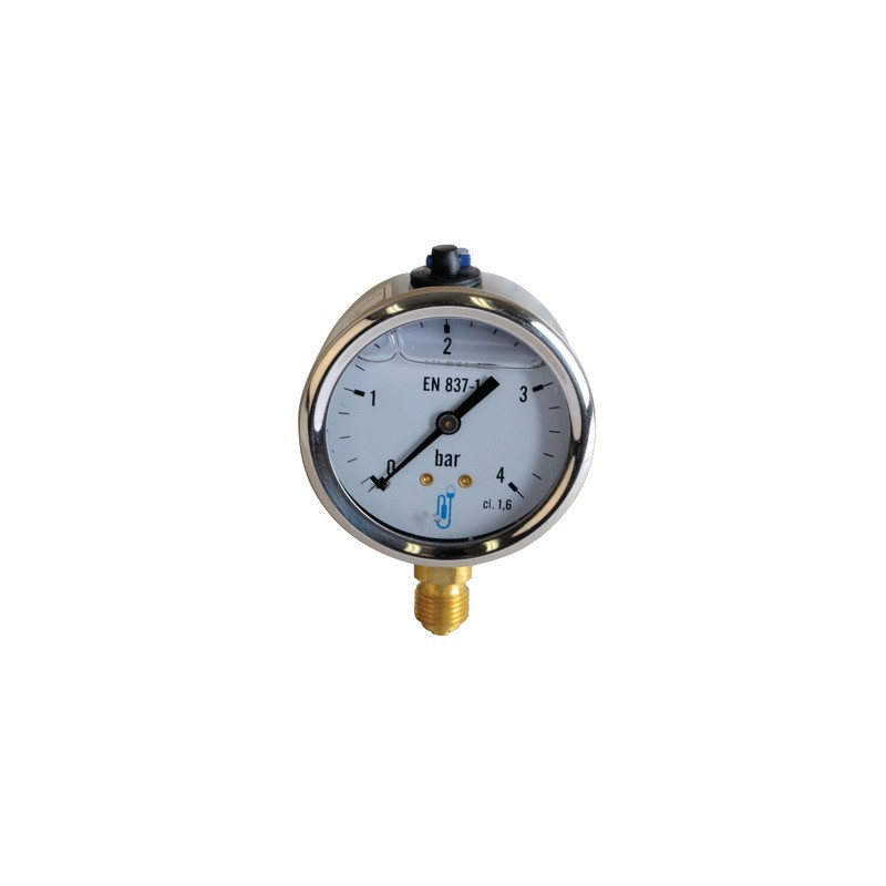 Fuel water air glycerin 0-4 bar ø63mm- DIFF - 901401