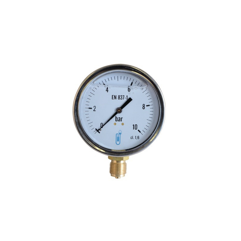 Fuel water air glycerin 0-10 bar ø100mm- DIFF - 901406