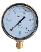 Fuel water air glycerin 0-10 bar ø100mm- DIFF - 901406