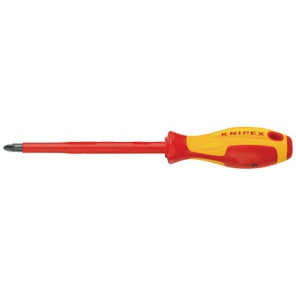 Electrician crosshead screwdriver Pozidriv® PZ1- KNIPEX - 98 25 02