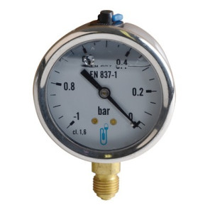 Vacuum gauge round dial -1 0 bars ø63mm m1/4"- DIFF - 902424