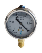 Vacuum gauge round dial -1 0 bars ø63mm m1/4"- DIFF - 902424