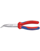 Snipe nose side cutting pliers (Stork beak pliers) with 40° angle tips- KNIPEX - 26 22 200