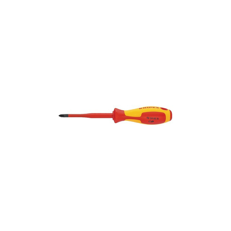 Slim PlusMinus Phillips® screwdriver - PH1 1000v- KNIPEX - 98 24 01 SLS