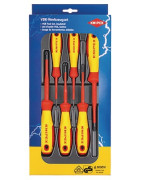 Set of 6 1000V voltage flat/PHILLIPS screwdrivers- KNIPEX - 00 20 12 V01 Set of 6 1000V voltage flat/PHILLIPS screwdrivers- KNIPEX - 00 20 12 V01