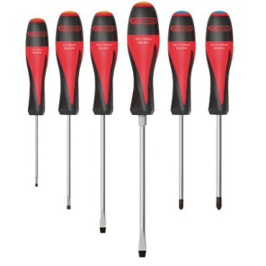 Jeu de 6 tournevis ULTIMATE, Fente - PZ- KS TOOLS - 922.6040