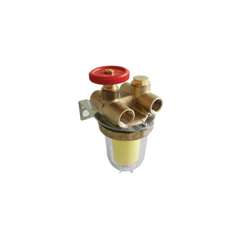 Filter fuel 2 pipes block valve ff1/2" sieve siku- OVENTROP - 2120261+2127500