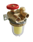 Filter fuel 2 pipes block valve ff1/2" sieve siku- OVENTROP - 2120261+2127500
