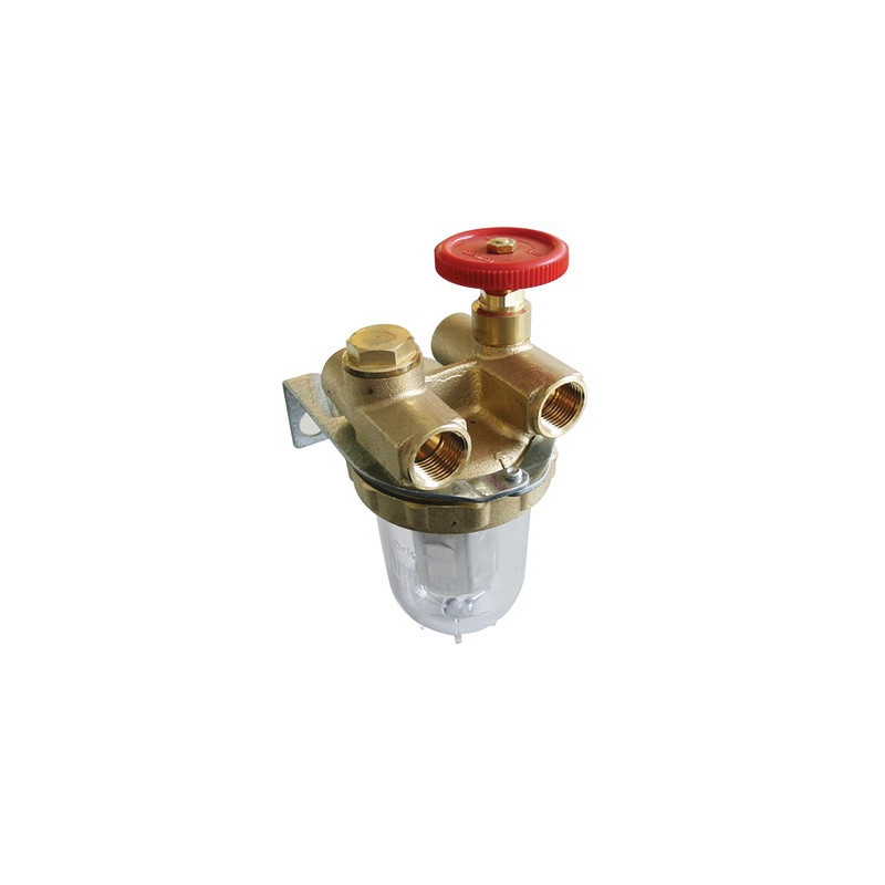 Filter fuel oventrop 2 pipes block valve ff3/8"- OVENTROP - 2120103