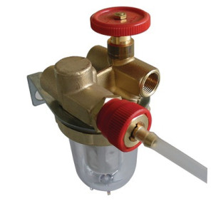 Filter fuel recycling block valve ff3/8 drain-cock- OVENTROP - 2122103+2127600