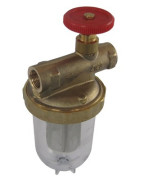 Filter of fuel pipe with valve ff3/8"- OVENTROP - 2123103+2127700