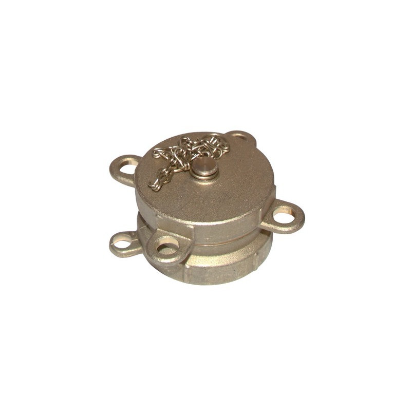 Half coupling female ø 2" with plug and chain- DIFF - 903487