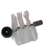 Round roller brush cmv nylon Ø 125 mm- DIFF - 904248