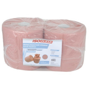 orange paper rolls 800 size- ISOCLEAR - 904658  - (X2)