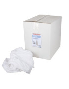 Box of white cotton cleaning cloths 10kg- ISOCLEAR - 904716