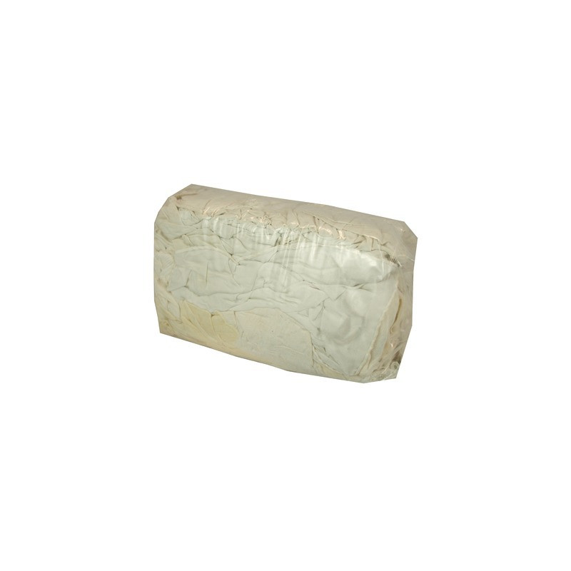 Packet of white cotton cleaning cloths 1kg- ISOCLEAR - 904717