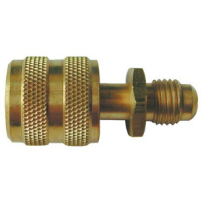 Straight coupling 1/4" male flare-fitting- GALAXAIR - SO-14M516F