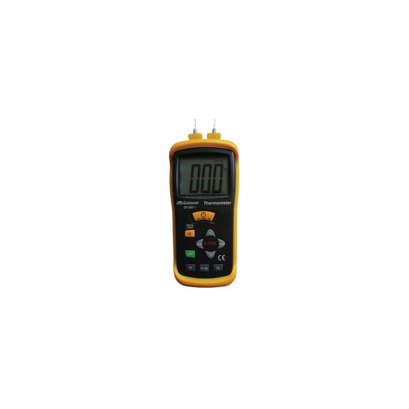 Differential thermometer with 2 sensors- GALAXAIR - DT-307+