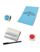 Roll of 100 blue regulation labels blowb- DIFF - 905175