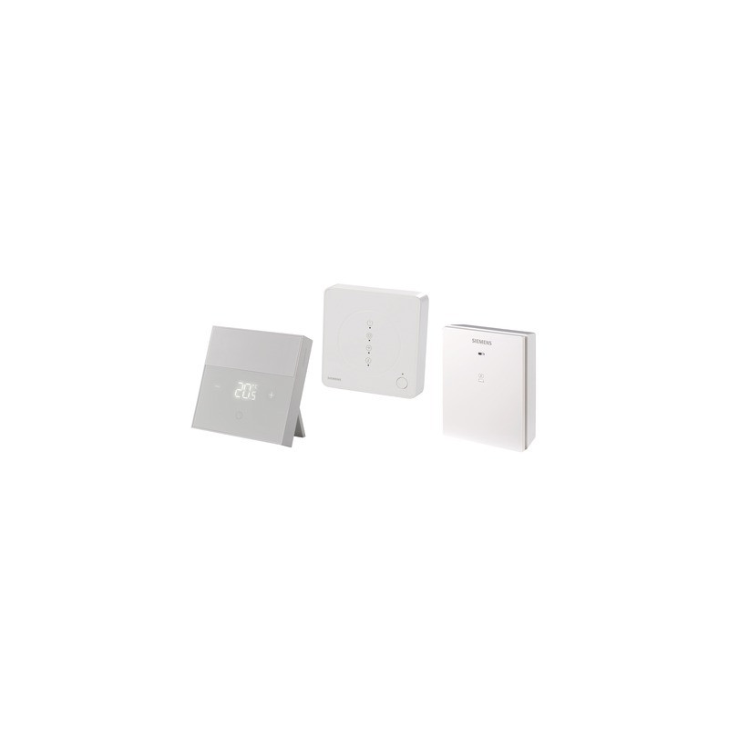 Pack Connected Home : Hub + thermostat sans fil + récepteur- SIEMENS - PACK2