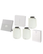 Pack Connected Home : Hub + thermostat sans fil + 3 têtes thermostatiques + récepteur- SIEMENS - PACK4 Pack Connected Home : Hub + thermostat sans fil + 3 têtes thermostatiques + récepteur- SIEMENS - PACK4
