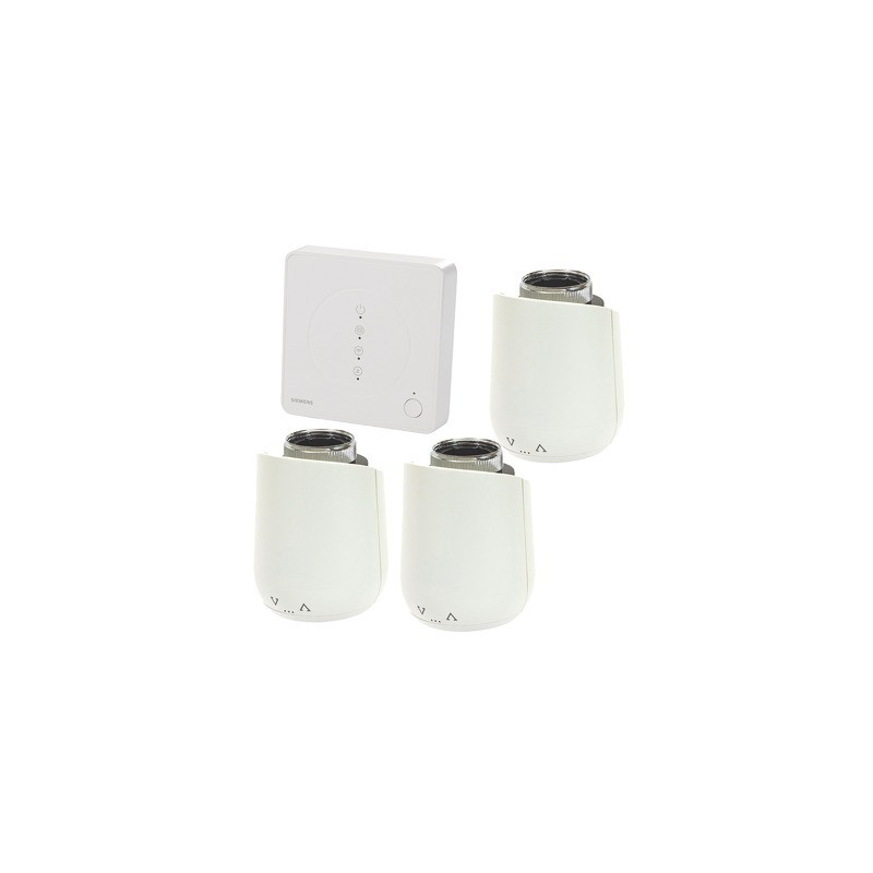 Pack Connected Home : Hub + 3 têtes thermostatiques- SIEMENS - PACK5