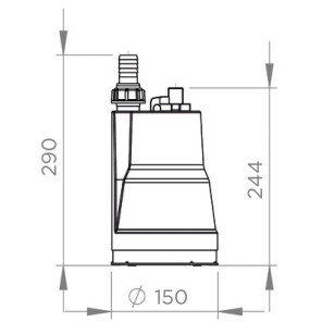 Lift pump Sanicondens® Clim Mini- SFA - SANIPUDDLE-001